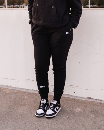 Black Comfort Jogger - Unsiex